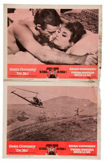 JAMES BOND "DR. NO/FROM RUSSIA WITH LOVE" DOUBLE FEATURE INSERT POSTER & LOBBY CARDS LOT.