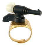 SPACE PATROL HYDROGEN RAY GUN RING FROM RALSTON.