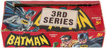 “BATMAN 3RD SERIES" TOPPS GUM CARD DISPLAY BOX & PSA GRADED WAX PACK.