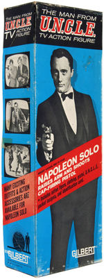 "THE MAN FROM U.N.C.L.E. - NAPOLEON SOLO" BOXED GILBERT ACTION FIGURE.