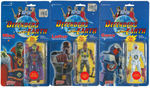 "DEFENDERS OF THE EARTH" CARDED ACTION FIGURE & FIGURAL ERASER SETS INCLUDING THE PHANTOM.