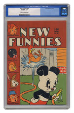 NEW FUNNIES #98 APRIL 1948 CGC 9.0 CREAM TO OFF-WHITE PAGES.