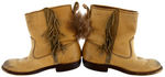 "WALT DISNEY'S DAVY CROCKETT INDIAN-FIGHTER BOOTS."