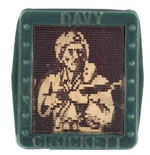 "DAVY CROCKETT FRONTIER ACTION RING" ON CARD.