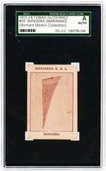 1923-24 TOMAS GUTIERREZ #58 BANDERA (MARIANAO) SGC A (AUTHENTIC) (RICHARD MERKIN COLLECTION).