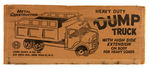 MARX "HEAVY DUTY DUMP TRUCK" FACTORY-SEALED BOXED TOY.