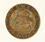 RARE EARLY DESIGN "THE SHADOW CLUB" LAPEL STUD.