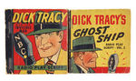 "DICK TRACY'S GHOST SHIP/INVISIBLE MAN" RADIO PLAY SCRIPTS QUAKER PREMIUM BOOKS.