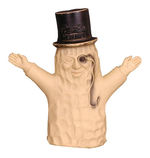 "PLANTERS MR. PEANUT" RARE VINYL PUPPET.