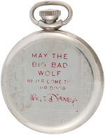 "THREE LITTLE PIGS" BOXED INGERSOLL POCKETWATCH.