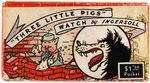 "THREE LITTLE PIGS" BOXED INGERSOLL POCKETWATCH.