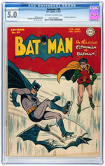 "BATMAN" #39 FEBRUARY-MARCH 1947 CGC 5.0 VG/FINE.