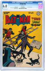 "BATMAN" #40 APRIL-MAY 1947 CGC 6.0 FINE.