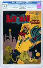 "BATMAN" #41 JUNE-JULY 1947 CGC 5.0 VG/FINE.