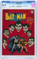 "BATMAN" #44 DECEMBER 1947 - JANUARY 1948 CGC 6.0 FINE.