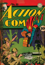 “D.C. PUBLICATIONS” BOUND VOLUME OF TEN GOLDEN AGE COMICS INCLUDING “DETECTIVE” #38.