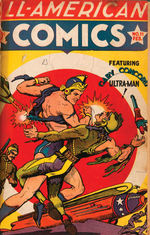 “D.C. PUBLICATIONS” BOUND VOLUME OF TEN GOLDEN AGE COMICS INCLUDING “DETECTIVE” #38.