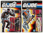 "G.I. JOE - A REAL AMERICAN HERO" 1988 CARDED JOES ACTION FIGURE LOT OF FOUR.