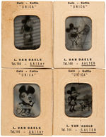 MICKEY & MINNIE MOUSE EARLY FLICKER/FLASHER PICTURES LOT.