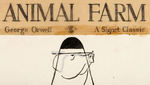 "ANIMAL FARM" UNPUBLISHED ORIGINAL COVER ART BY ARTHUR HAWKINS JR.