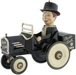 MARX "CHARLIE McCARTHY IN HIS BENZINE BUGGY" BOXED WIND-UP.