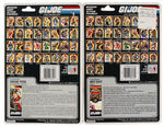 "G.I. JOE - A REAL AMERICAN HERO" CARDED JOES ACTION FIGURE TRIO.