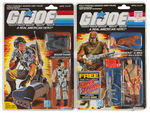 "G.I. JOE - A REAL AMERICAN HERO" CARDED JOES ACTION FIGURE LOT.