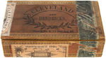 CLEVELAND AND HENDRICKS 1884 JUGATE CIGAR BOX.