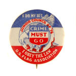 GRAPHIC 1930s ANTI-CRIME CLUB FIRST SEEN VARIETY.