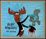 ROCKY AND BULLWINKLE ORIGINAL ART USED FOR CALENDARS.