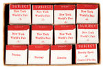 NYWF 1939 BOXED FILMS W/"TRU-VUE" BOXED VIEWER.