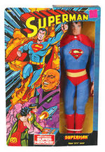 “SUPERMAN” LARGE SIZE BOXED MEGO FIGURE.