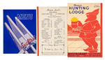 1939 NYWF RESTAURANT MENUS.