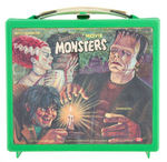 "UNIVERSAL'S MOVIE MONSTERS" CANADIAN PLASTIC LUNCHBOX.