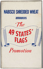 NABISCO SHREDDED WHEAT "THE 49 STATES' FLAGS" PROMOTIONAL SALESMAN'S FOLDER.