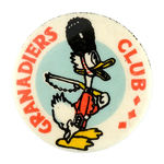 RARE DONALD DUCK CLUB ENGLISH BUTTON.