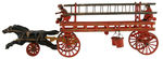 WILKINS CAST IRON HORSE-DRAWN HOOK & LADDER.