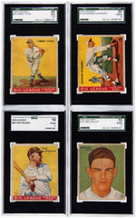 1933 GOUDEY EXTENSIVE LOT INCLUDING SGC GRADED CARDS.