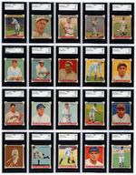 1933 GOUDEY EXTENSIVE LOT INCLUDING SGC GRADED CARDS.