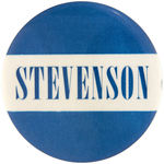 "STEVENSON" PAIR OF LARGE AND SCARCE NAME BUTTONS.