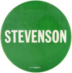 "STEVENSON" PAIR OF LARGE AND SCARCE NAME BUTTONS.