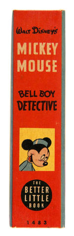 "MICKEY MOUSE BELL BOY DETECTIVE" FILE COPY BTLB.