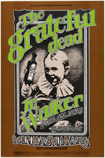 BILL GRAHAM CONCERT POSTER BG-176 FEATURING THE GRATEFUL DEAD.