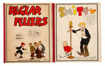 "TREASURE BOX OF FAMOUS COMICS" COMIC STRIP REPRINT BOOK BOXED SET.