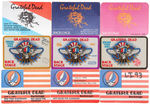 GRATEFUL DEAD BACKSTAGE PASSES LOT.