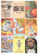 "GRATEFUL DEAD" BACKSTAGE PASSES LOT WITH SKULLS & SKELETONS.