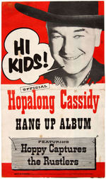 “HOPALONG CASSIDY BOND BREAD” COMPLETE BREAD END LABEL ALBUM #1.