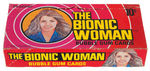 "THE BIONIC WOMAN" DONRUSS FULL GUM CARD DISPLAY BOX.