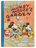 "MICKEY MOUSE'S GARDEN" RARE ACTIVITY BOOK FROM BOXED SET.