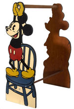 MICKEY AND MINNIE MOUSE CHILD'S CLOTHING RACK.